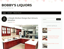 Tablet Screenshot of bobbysliquors.com